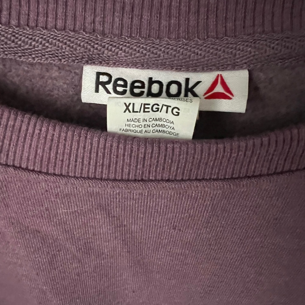 Purple Reebok pullover - Picture 3 of 3